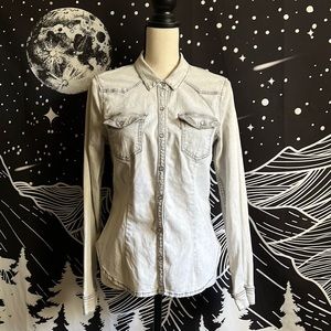 Western Style button up long sleeve shirt